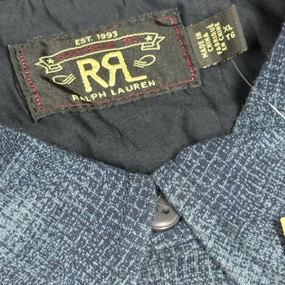 Ralph Lauren Double RL Blue Checkered Shirt - Picture 6 of 15